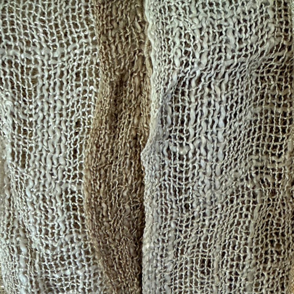 Elegant Gold and Orange Scarves - Picture 6 of 7
